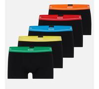 BOSS Bodywear 5 Pack Essential Cotton-Blend Trunks - XL