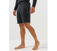 BOSS Logo-print loungewear shorts in cotton terry - Style Authentic Shorts, 50554778 Black XXL