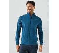 BOSS Bodywear Mix & Match Lounge Track Top, Blue, Size S, Men Blue