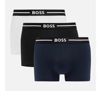 BOSS Bodywear Three-Pack Bold Stretch-Cotton Boxer Trunks - XL