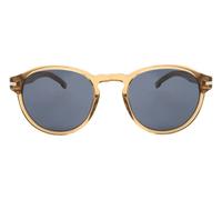 Boss Men's Round Sunglasses 52 cm Beige