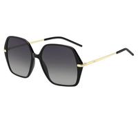 Hugo Boss BOSS 1660/S 2M2/9O Woman Sunglasses Acetate Black Grey Squared Shaded