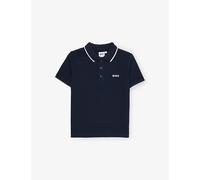 BOSS Kids Small Logo Polo Shirt Short Sleeve Blue