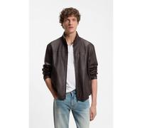 BOSS BOSS BY BECKHAM jacket in nappa leather - Style Molta_DB, 50562919 Dark Brown 48R