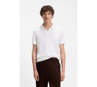 BOSS BOSS BY BECKHAM polo shirt in cotton and silk - Style Ponti 75_DB, 50560532 White XXL