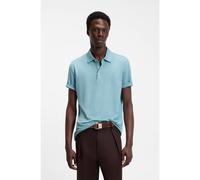 BOSS BOSS BY BECKHAM polo shirt in linen - Style Parris 79_DB, 50560534 Light Blue M