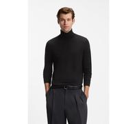 BOSS BOSS BY BECKHAM rollneck sweater in virgin wool and cashmere - Style Fernando_DB, 50572101 Black L