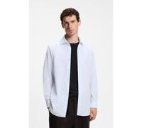 BOSS BOSS BY BECKHAM slim-fit shirt in cotton - Style H-DAVID-spread_DB, 50564427 Light Blue 17