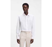 BOSS BOSS BY BECKHAM slim-fit shirt in cotton - Style H-DAVID-spread_DB, 50564427 White 17.5