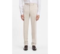 BOSS BOSS BY BECKHAM slim-fit trousers with micro pattern - Style Suit-Trousers-262_DB, 50563811 Light Grey 34R
