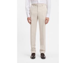BOSS BOSS BY BECKHAM slim-fit trousers with micro pattern - Style Suit-Trousers-262_DB, 50563811 Light Grey 28R