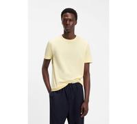 BOSS BOSS BY BECKHAM T-shirt in cotton and silk - Style Taut 75_DB, 50560528 Light Yellow S