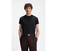 BOSS BOSS BY BECKHAM T-shirt in linen - Style Taut 79_DB, 50560529 Dark Blue M