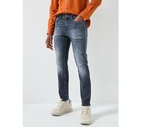 BOSS Boss C-delaware Cashmere Touch Slim Fit Jeans - Grey, Grey, Size 36R, Length Regular, Men Grey