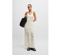 Boss - Boss C Fekong Lace Knit Midi Dress Size: L, Col: Off White - L