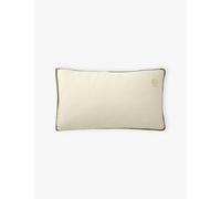 Boss Boss Clayton Logo-Embroidered Linen Cushion Cover Milk 1 Size