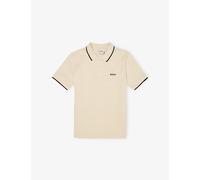 Boss Boss Contrast-Stripe Short-Sleeve Cotton Polo Top 4-16 Years Sand 8 Years
