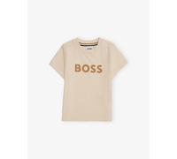 Boss Boss Crewneck Logo-Print Cotton T-Shirt 6 Months - 3 Years Sand 9 Months