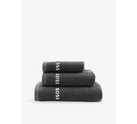 Boss Boss Edge Cotton Towel Graphite Bath Towel
