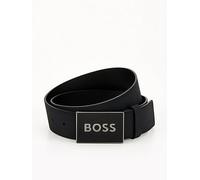 BOSS Boss_Icon-S1_Sz40 Belt, Black, Size 100 Cms, Men Black