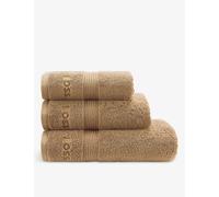 Boss Boss Loft Logo-Embroidered Cotton Towel Camel Hand Towel