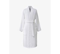 Boss Boss Logo-Embroidered Kimono Terry Cotton Dressing Gown Ice XL