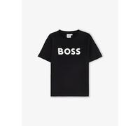 Boss J25p24 Short Sleeve T-shirt Black 8 Years Kids