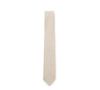 BOSS BOSS ONE Jacquard-structured tie in linen and silk - Style H-TIE CM 7.5 ONE, 50561619 Light Beige pcs.