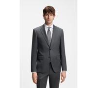 BOSS BOSS ONE Regular-fit suit jacket in virgin-wool serge - Style H-Jeckson-B1, 50469172 Dark Grey 46L
