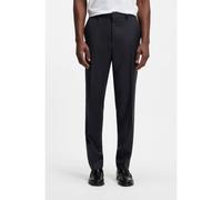BOSS BOSS ONE Regular-fit trousers in virgin-wool serge - Style H-Lenon-B1, 50469183 Black 46R