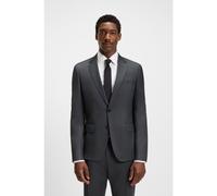 BOSS BOSS ONE Slim-fit suit jacket in virgin-wool serge - Style H-Huge-B1, 50469171 Dark Grey 44A