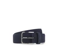 BOSS BOSS ONE suede belt - Style Madison-B1_SdGm_Sz35, 50574430 Dark Blue 40
