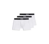 BOSS BOSS ONE three-pack of logo-waistband boxer briefs - Style BoxerBr 3P BOSS ONE, 50544272 White L