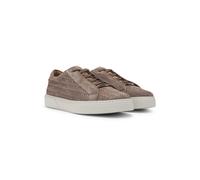 BOSS BOSS SELECTED BY SHOHEI OHTANI Gary woven-suede trainers with hidden laces - Style Gary_Tenn_sdbuwv, 50538983 Light Brown 7