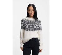 BOSS BOSS Ski sweater with jacquard pattern - Style Findsey_SKI, 50549369 White Patterned S