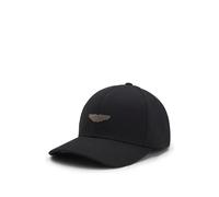 BOSS BOSS x ASTON MARTIN cap with suede wing badge - Style Zed-J_AM, 50566550 Black pcs.