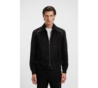 BOSS BOSS x ASTON MARTIN leather jacket - Style L-Ace_AM, 50546474 Black 44R