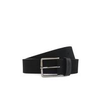 BOSS BOSS x ASTON MARTIN perforated-suede belt with logo - Style Ather-Per-Sd_Sz35_AM, 50570066 Black 34