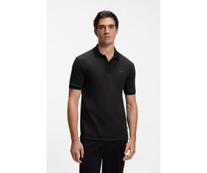BOSS BOSS x ASTON MARTIN polo shirt in mercerised cotton - Style C-Parlay 80_AM, 50575003 Black XXL
