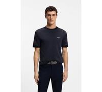 BOSS BOSS x ASTON MARTIN T-shirt in wool-cotton jacquard - Style C-Thompson 242_AM, 50553812 Dark Blue XXXL