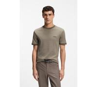 BOSS BOSS x ASTON MARTIN T-shirt in wool-cotton jacquard - Style C-Thompson 242_AM, 50553812 Light Brown L