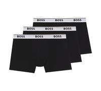 BOSS Boxers - Men's BOSS Cotton Power Stretch Boxer Brief - 3 Pack - Black