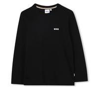 BOSS Boy's J52364 T-Shirt, Black, 8 Years