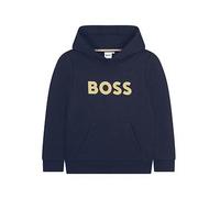 BOSS Boys Large Logo Hoodie, Navy, Size 6 Years Navy