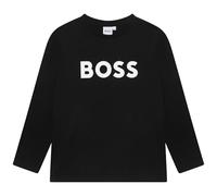 BOSS Boys Large Logo T-Shirt Junior Black 8 Years