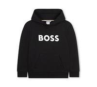 BOSS Boys Logo Hoodie, Black, Size 10 Years Black