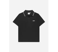 BOSS Boys Logo Polo Shirt in Black - Black - 4 Yrs