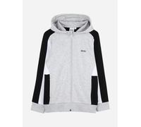 BOSS Boys Logo Print Zip Up Top in Grey - Grey - 5 Yrs