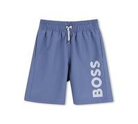 BOSS Boys Logo Swim Shorts, Blue, Size Age: 8 Years Blue