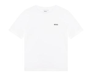 BOSS Boys Small Logo T-Shirt Junior White 6 Years